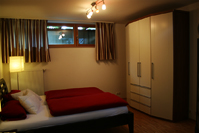 Das Schlafzimmer der Ferienwohung